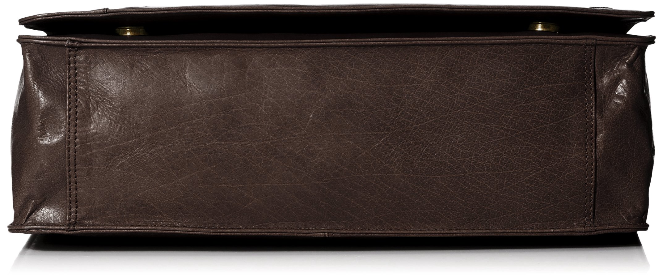 Premium Buffalo Leather 13 Inch Laptop Messenger Bag - Durable Shoulder Handbag for Men & Women (Brown, One Size) - Perfect for Work, Travel & Business Meetings