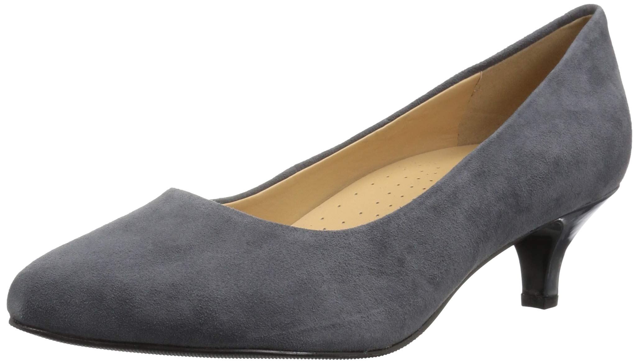 Trotters Women's Kiera Pump - Comfortable Low Heel Dress Shoes for Work, Office & Formal Occasions | Slip-Resistant & Cushioned Insoles