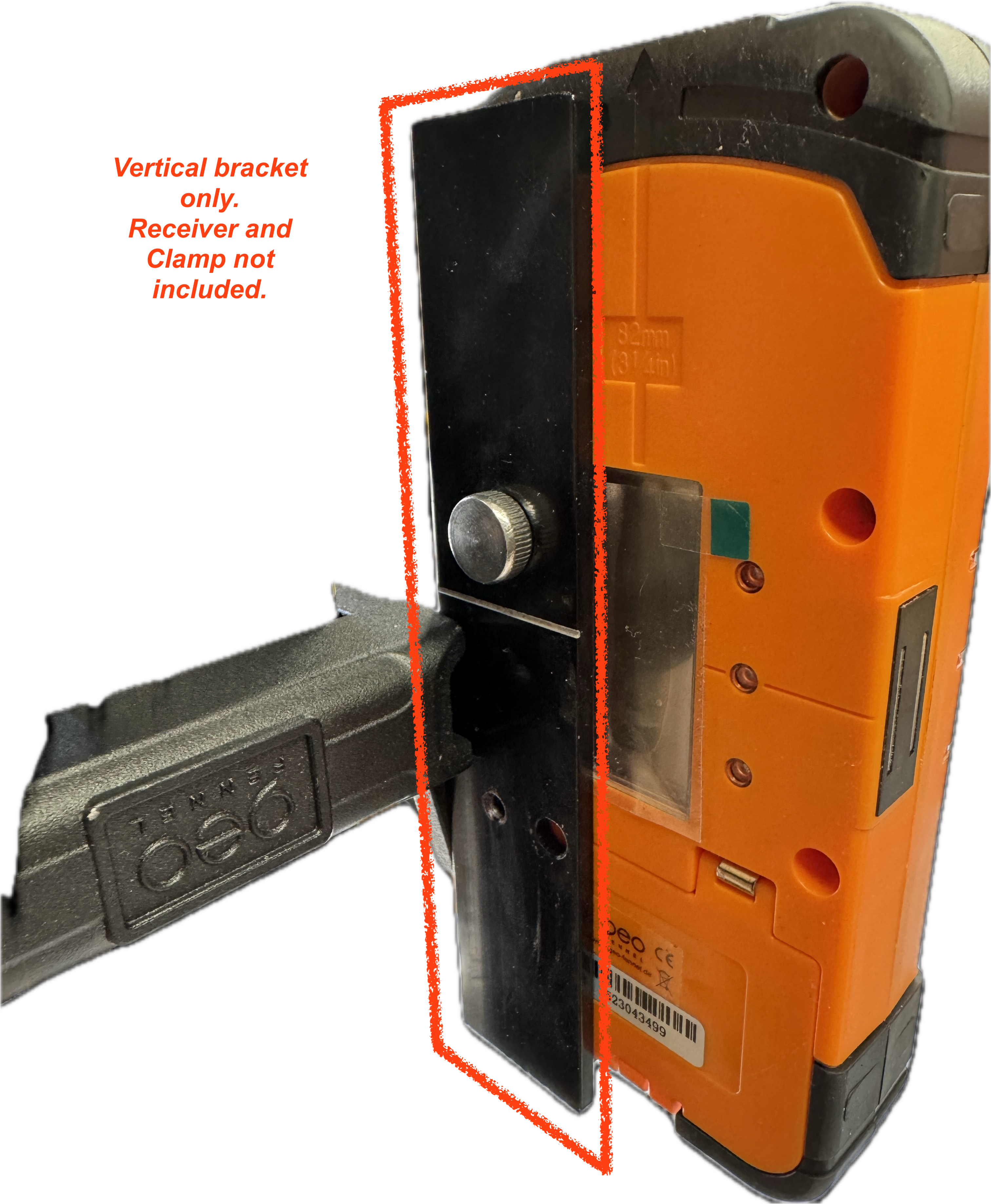 Geo FENNEL Vertical Mount for Receiver FR 50, 60, 77, 80 - Heavy-Duty Bracket for Secure Firearm Storage in Gun Cabinets, Safes & Vehicles