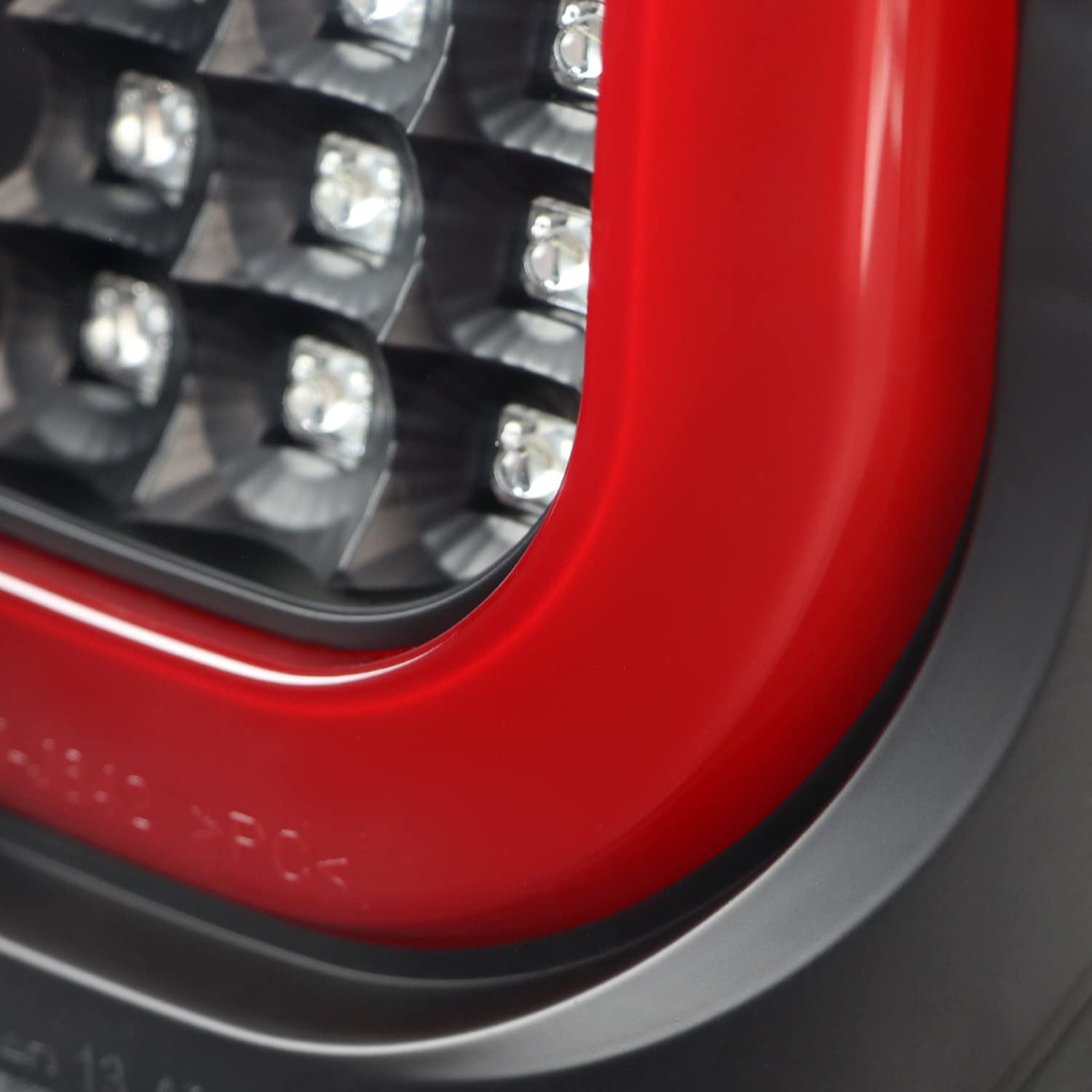 Spec-D Tuning Black Full LED Strip Tail Lights with Red Sequential LED Bar - Compatible with 2014-2021 Toyota Tundra - Left & Right Pair Assembly - Upgrade Your Truck's Style & Visibility for Night Driving & Custom Look