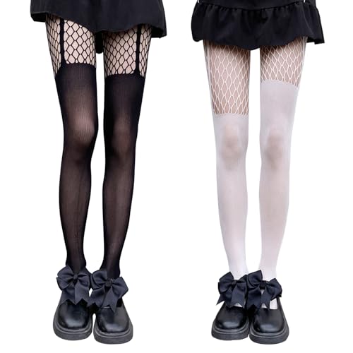 Black Mesh Suspender + White Mesh Suspender