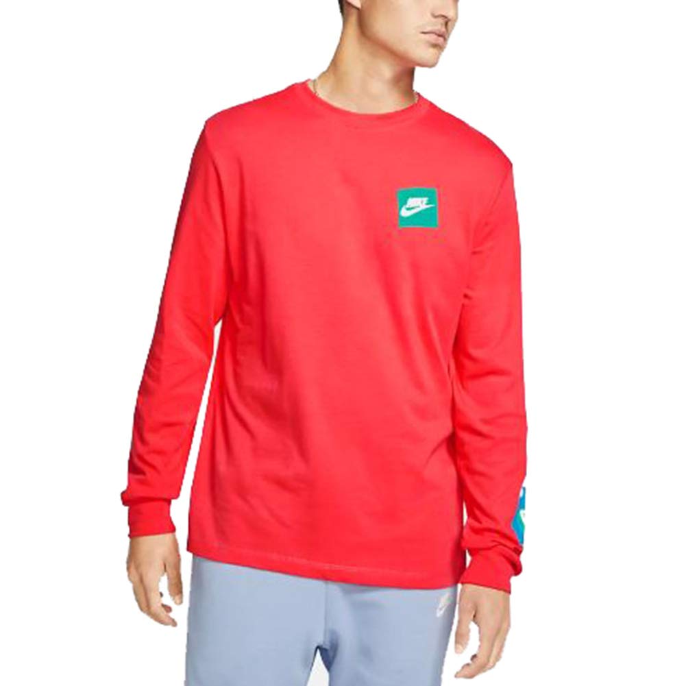 Nike Men's NSW Long Sleeve T-Shirt JDI Bumper CD9598-850 - Size XL - Athletic Casual Wear for Gym, Running & Everyday Comfort