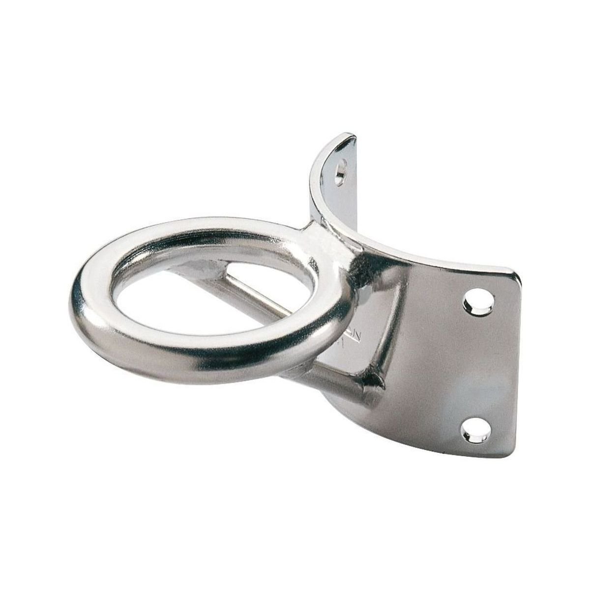 Stainless Steel Spinnaker Pole Mast Eye Ring - Heavy Duty Spin Pole Ring with Curved Base for Sailboats & Yachts - Perfect for Sailing, Racing & Marine Applications