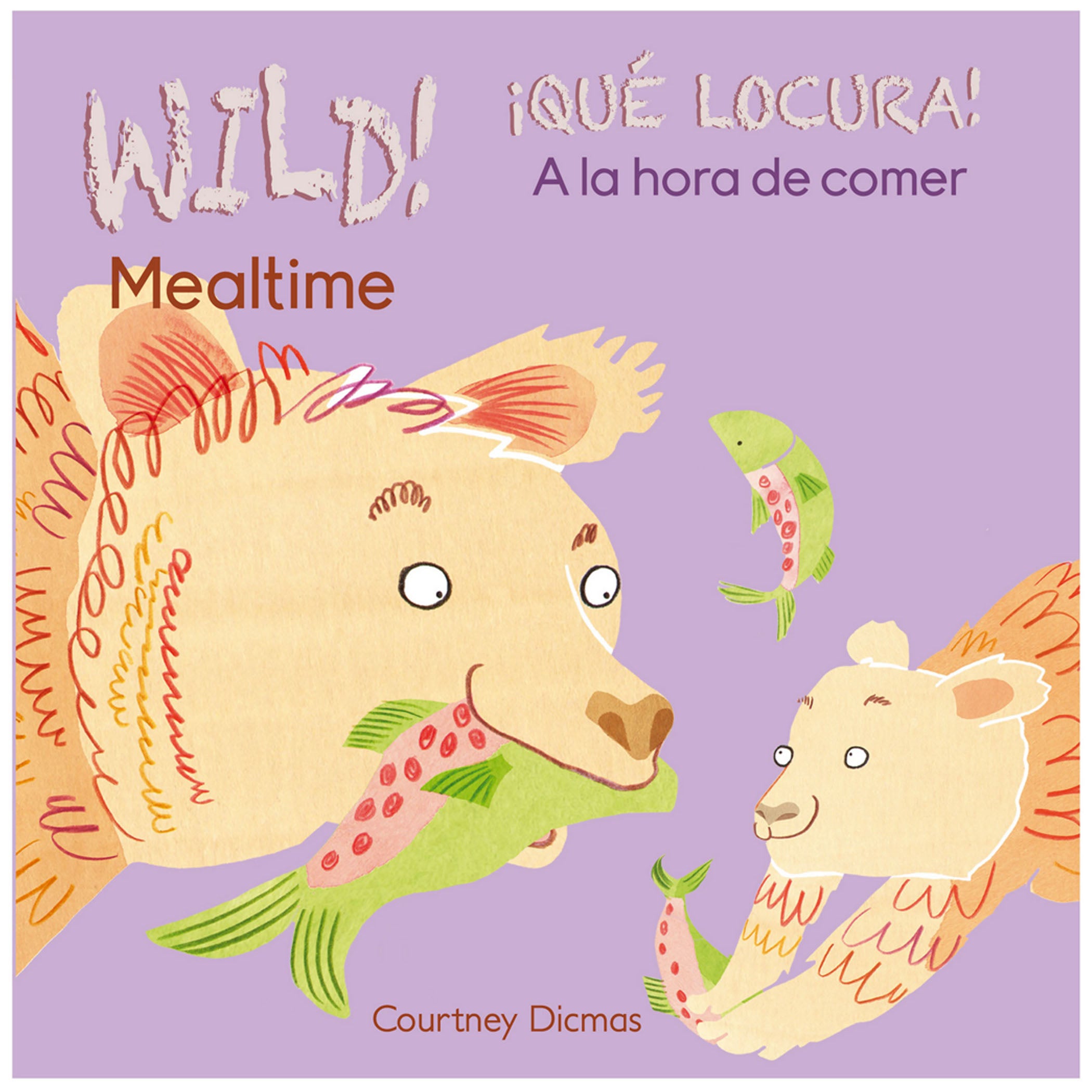 Wild! Bilingual Board Book Set for Kids - 4 Pack English/Spanish Children's Learning Books - Perfect for Early Childhood Education & Bilingual Family Storytime