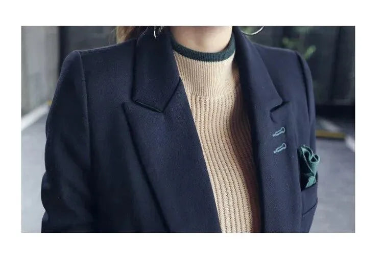 Stylish Women's Patchwork Business Pantsuit - Professional Office Wear for Women - Perfect for Work, Interviews & Formal Events