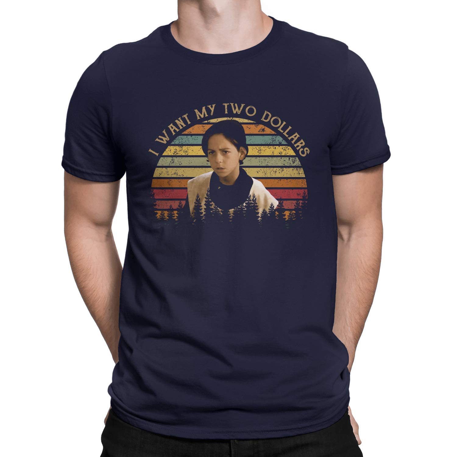 Zocoshi 'I Want My Two Dollars' Funny Movie Quote T-Shirt - Casual Wear for Fans of Classic Comedy Films