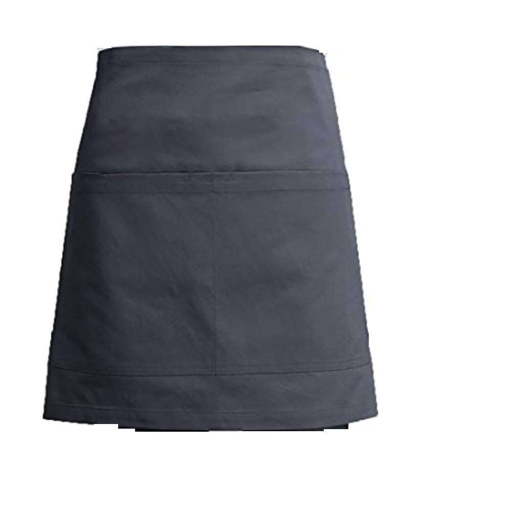 Unisex Kitchen Cooking Waist Half Apron - Adjustable & Durable Restaurant Bistro Apron for Cooking, Baking, BBQ & Serving - Perfect for Chefs, Home Cooks & Waitstaff