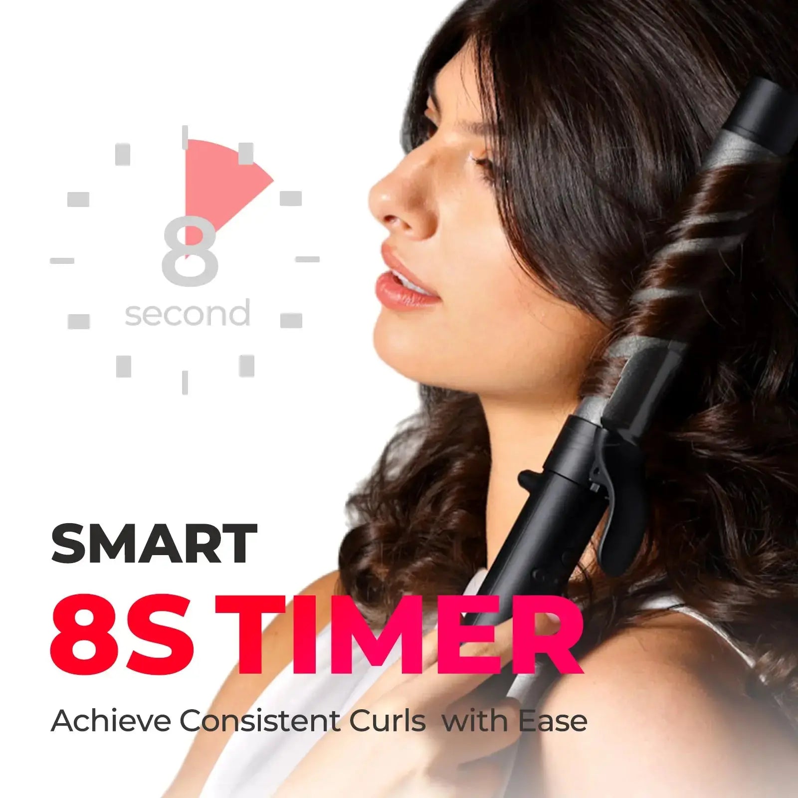 Tymo Rota Hair Styler - 360° Rotating Hot Air Brush for Smooth & Voluminous Hair | Perfect for Home Styling, Salon Results, Travel & Daily Use