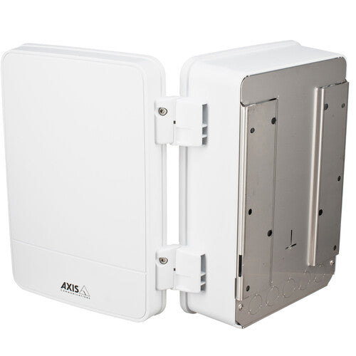Axis Communications T98A15 VE Outdoor Surveillance Cabinet - Weatherproof Security Enclosure for IP Cameras & Network Equipment - Ideal for Parking Lots, Warehouses & Commercial Buildings
