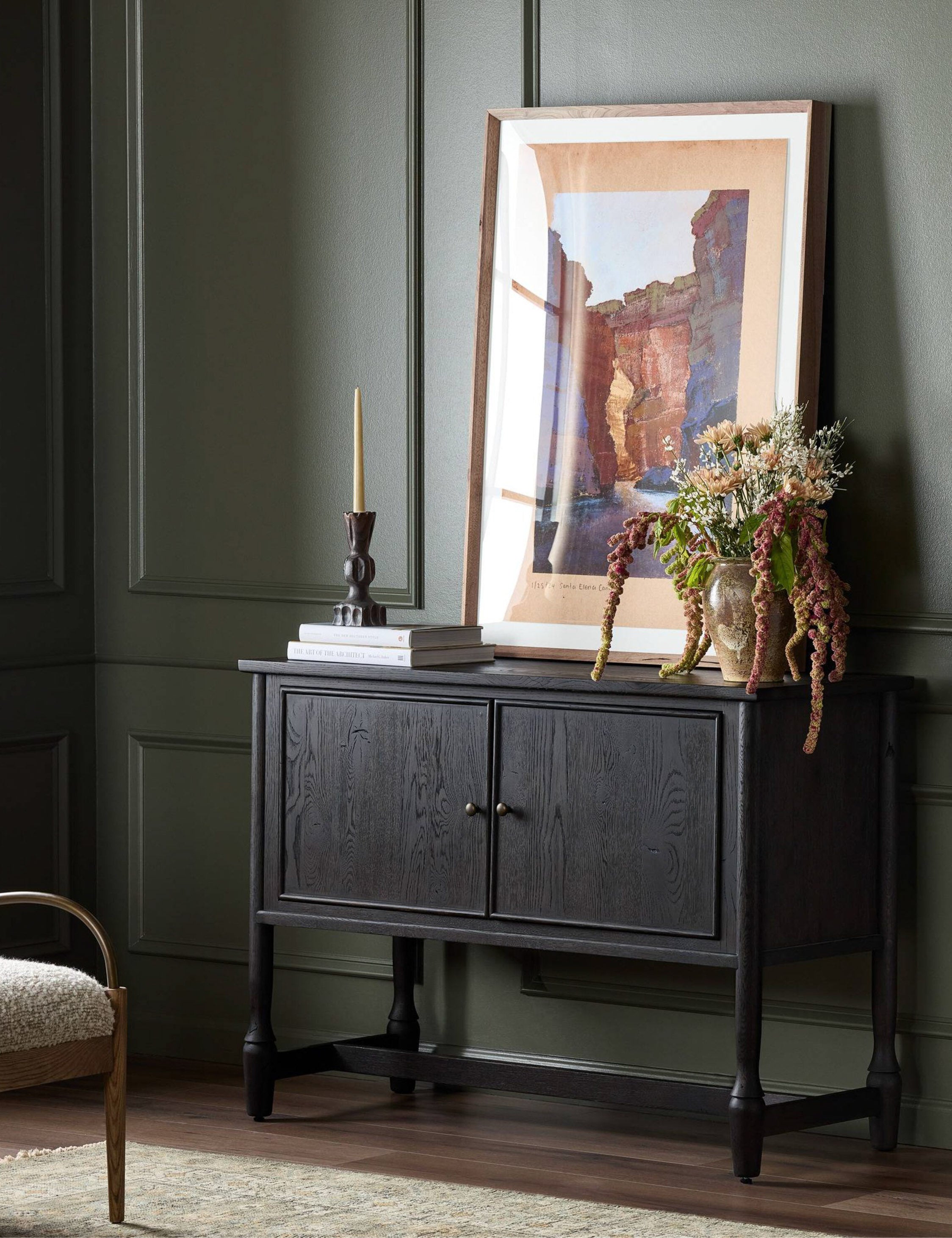 Bari Sideboard by Amber Lewis x Four Hands - Modern Wooden Buffet Cabinet for Dining Room, Living Room & Entryway Storage