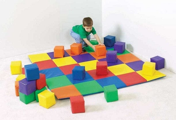 12-Piece Toddler Baby Blocks Set - Soft Building Blocks for Early Learning & Sensory Play - Perfect for Daycare, Preschool & Home Playtime