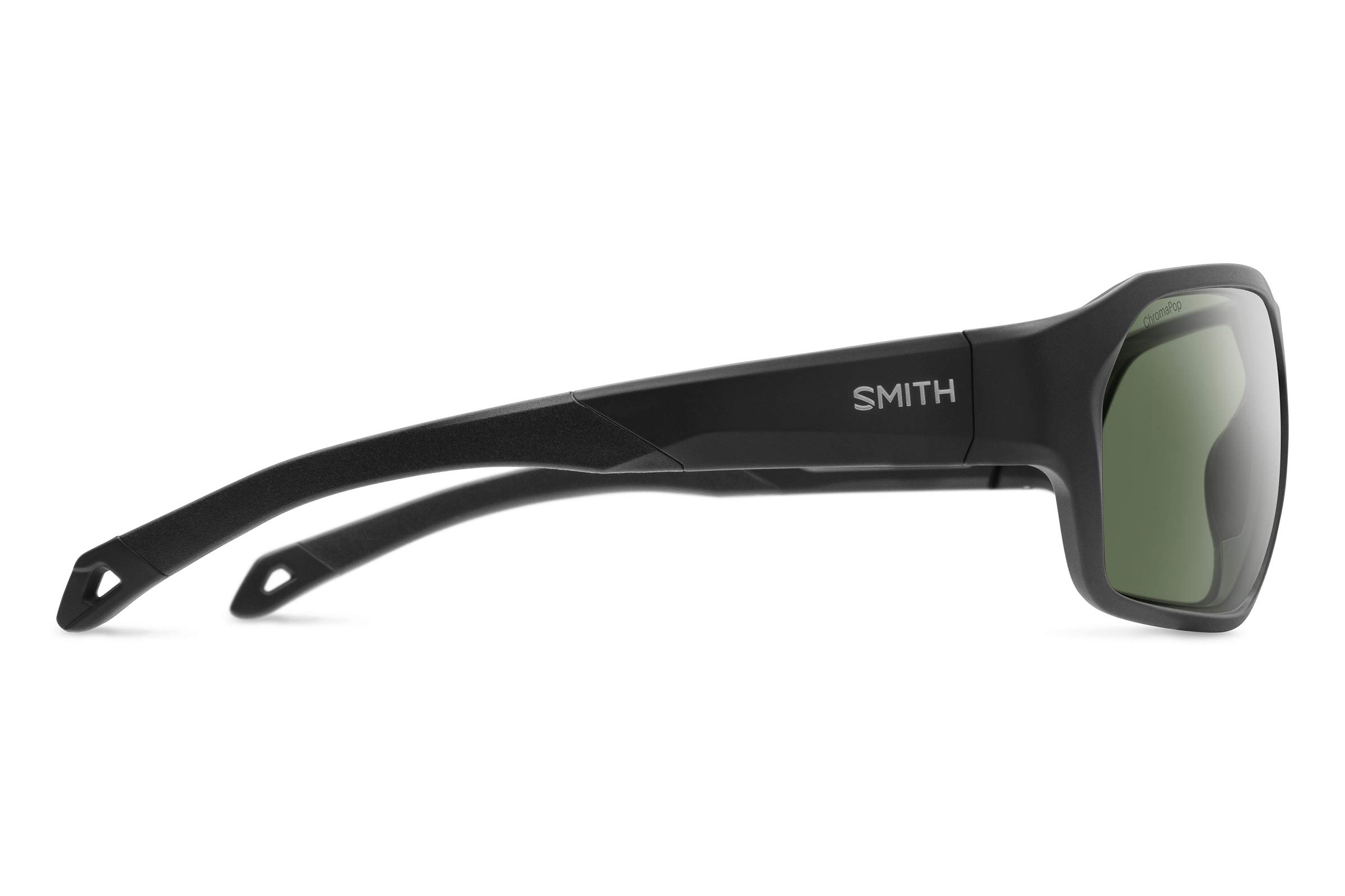Smith Deckboss Polarized Sunglasses - Matte Tortoise Frame with ChromaPop Green Mirror Lenses - UV Protection & Anti-Glare for Outdoor Sports, Driving & Beach Activities