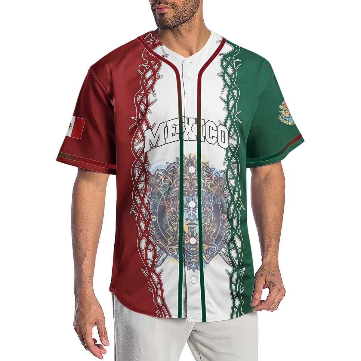 HYPERFAVOR Proud Texas Baseball Jersey for Men - Short Sleeve Texas State Shirt - Perfect for Game Day, BBQ & Patriotic Events