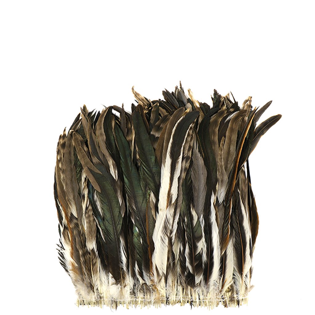 Natural Rooster Hackle Feathers for Fly Tying - 13-16