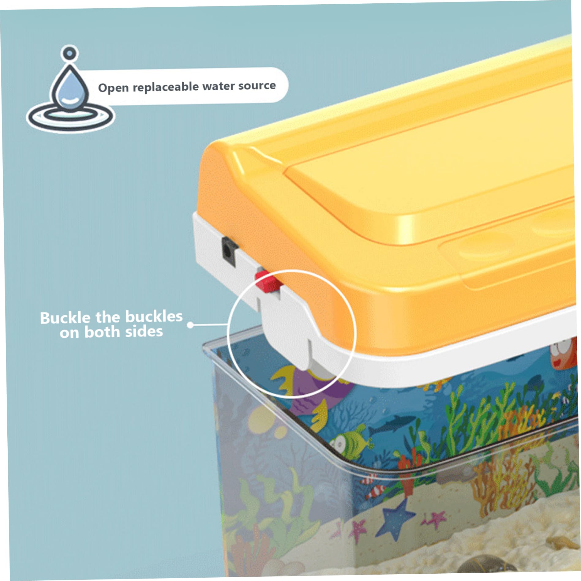 Csafyrt Magnetic Fishing Toy Set - Realistic Interactive Feeding Game for Kids, Fun Educational Toddler Toys for Indoor & Outdoor Play - Perfect for Birthday Gifts, Preschool Learning, and Family Game Night