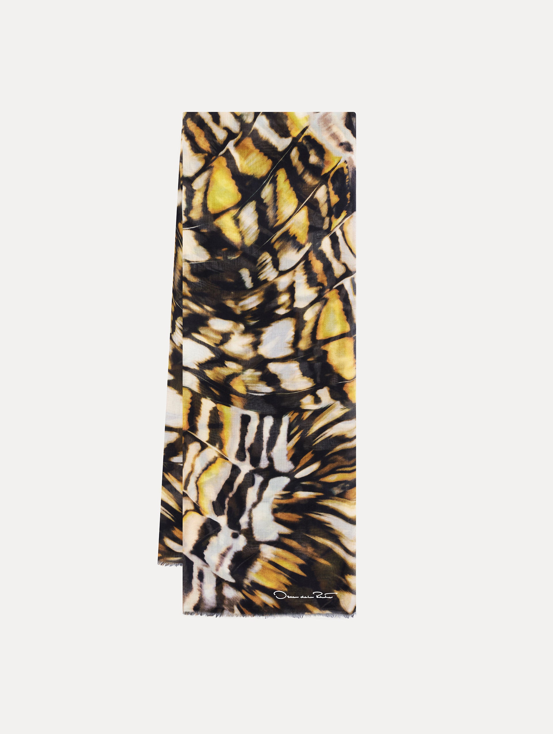Elegant Abstract Butterfly Modal Cashmere Scarf - Soft & Luxurious Winter Wrap for Women - Perfect for Office, Travel & Special Occasions