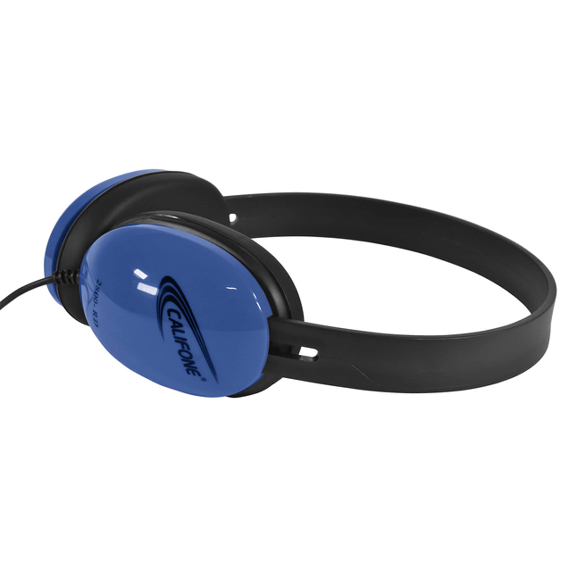 CALIFONE INTERNATIONAL Stereo Headphones for Kids - 3 Pack, Durable School Headphones with Volume Control, Perfect for Classroom, Library & Online Learning