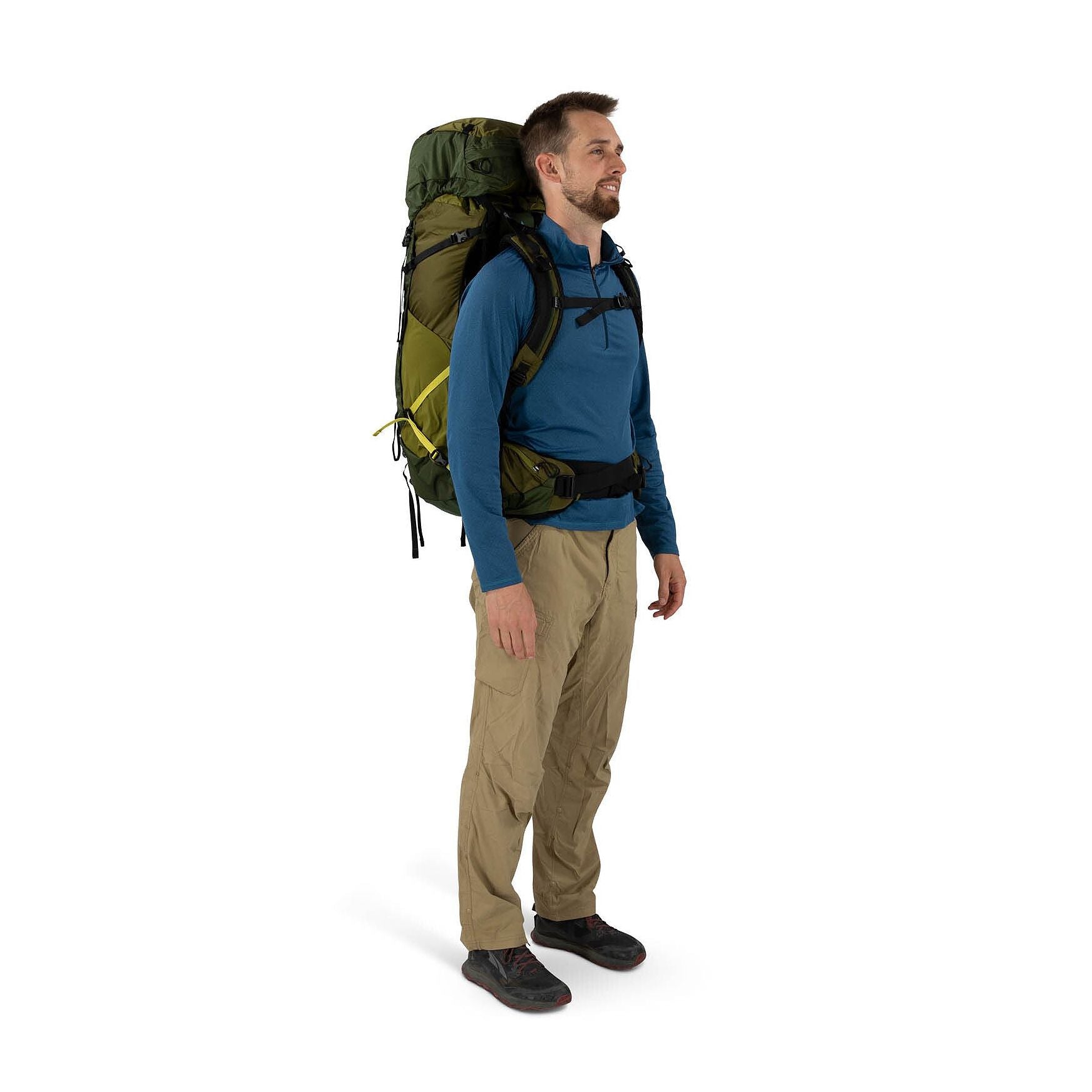 Osprey Atmos AG LT 50 Backpack - Lightweight Hiking Pack for Men & Women - Perfect for Backpacking, Camping & Outdoor Adventures