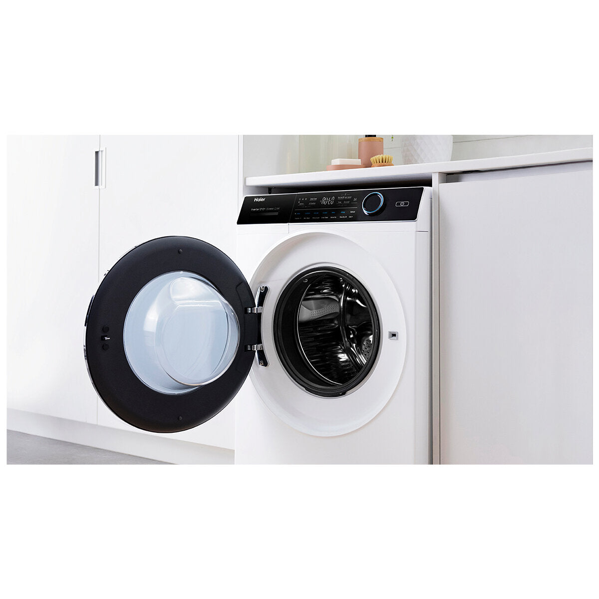 Haier 500 Series 10kg/5kg Washer Dryer Combo HWD1050AN1 - Energy Efficient Front Load Laundry Machine for Apartments & Small Homes | Perfect for Space Saving & Convenient Washing/Drying