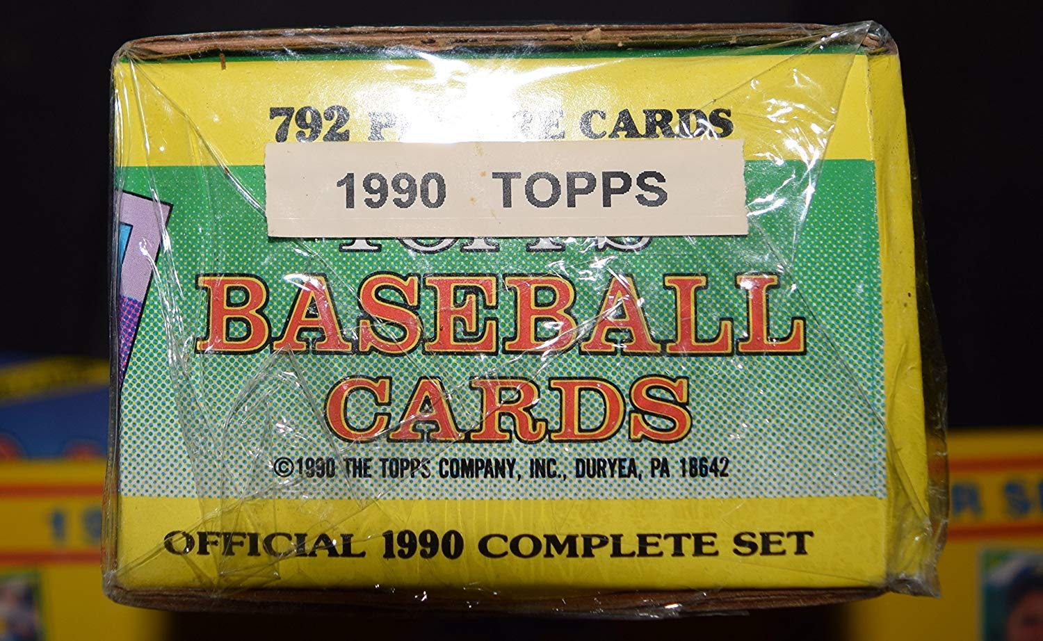 1990 Topps Complete Baseball Card Set - Official MLB Trading Cards for Collectors & Fans - Perfect for Sports Memorabilia, Gifts & Display