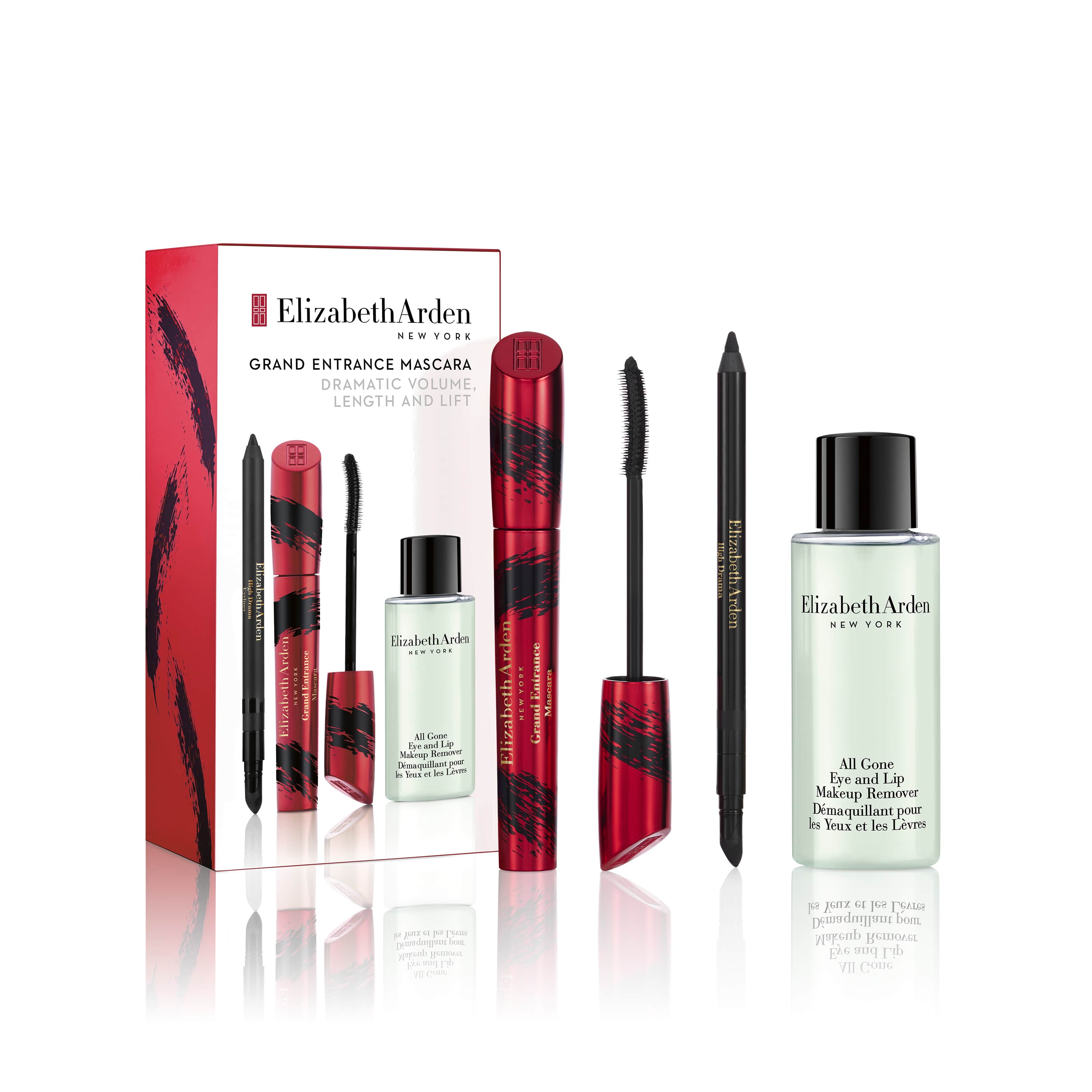 Grand Lashes Dramatic Volume, Length & Curl Mascara Set - Waterproof & Smudge-Proof for All-Day Wear - Perfect for Weddings, Parties & Everyday Glam