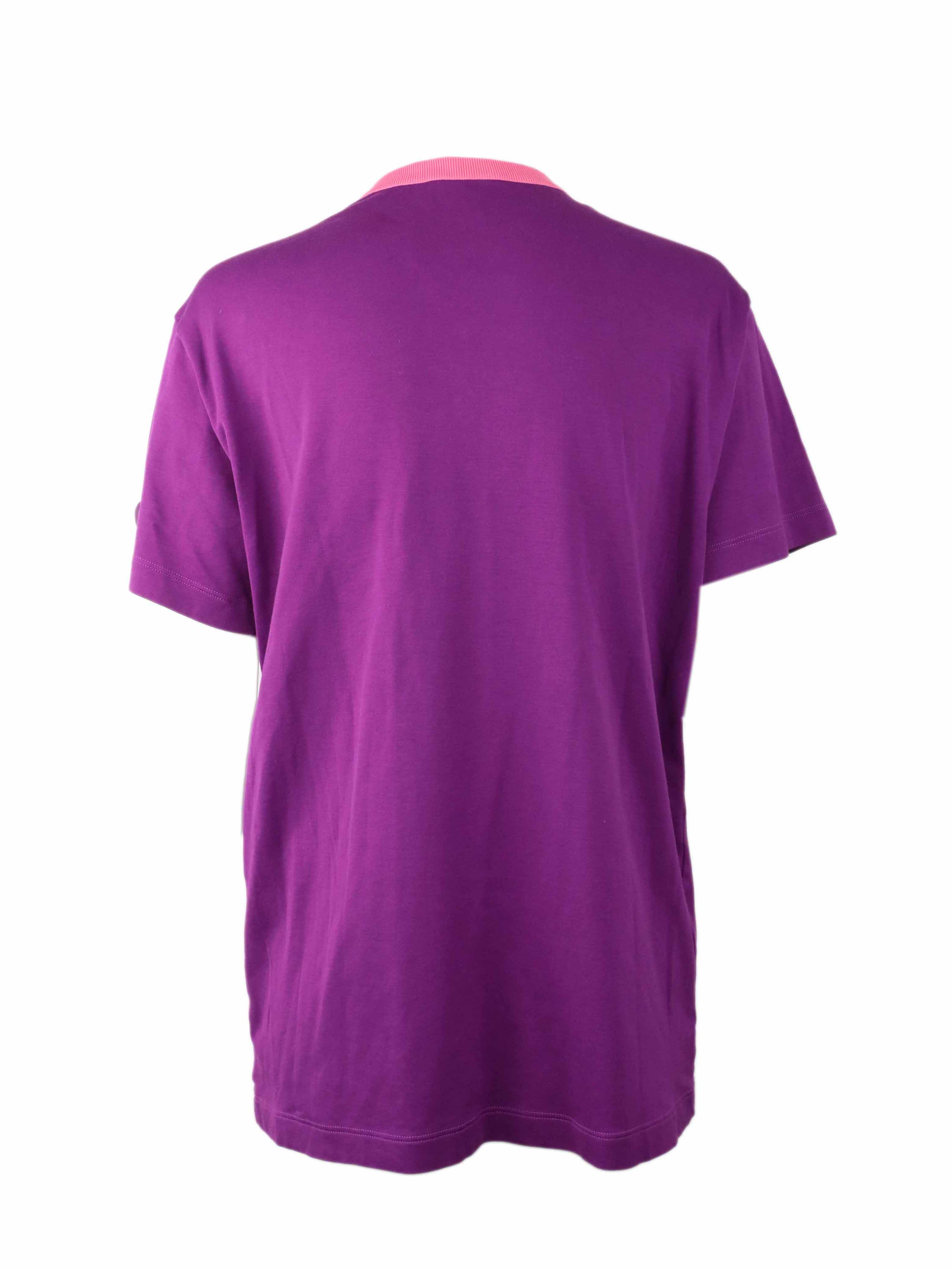 Louis Vuitton Purple Cotton T-Shirt for Men - Luxury Casual Wear | Perfect for Date Nights & Weekend Outings