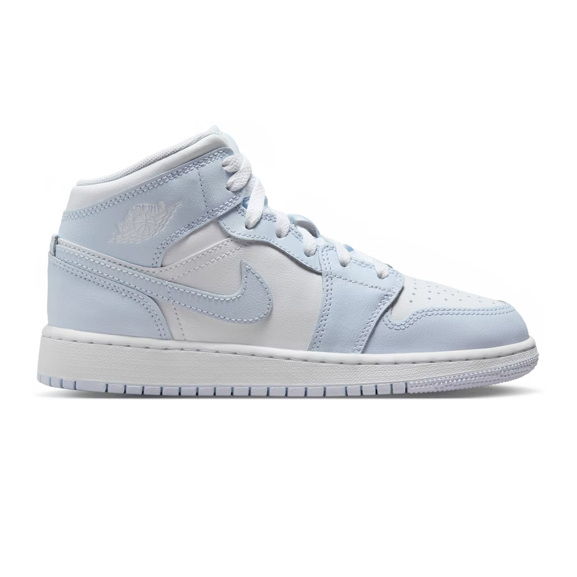 Air Jordan 1 Mid 'Cobalt Bliss' GS Basketball Shoes for Girls (2024) - Comfortable Sneakers for School, Sports & Streetwear Fashion