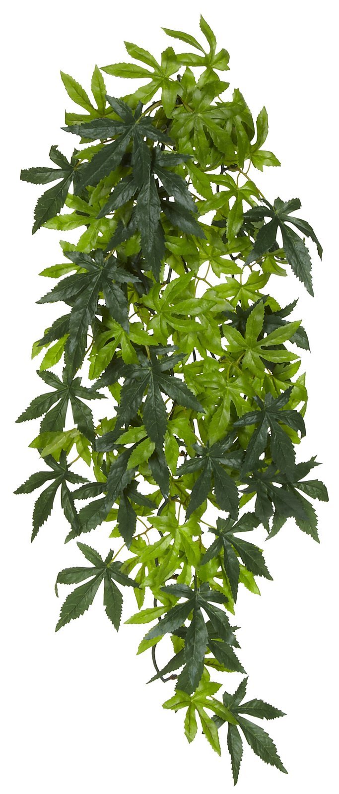 Exo Terra Silk Terrarium Plant - Large Artificial Abutilon Bush for Reptile Tanks & Vivariums - Perfect Habitat Decor for Bearded Dragons, Geckos & Snakes