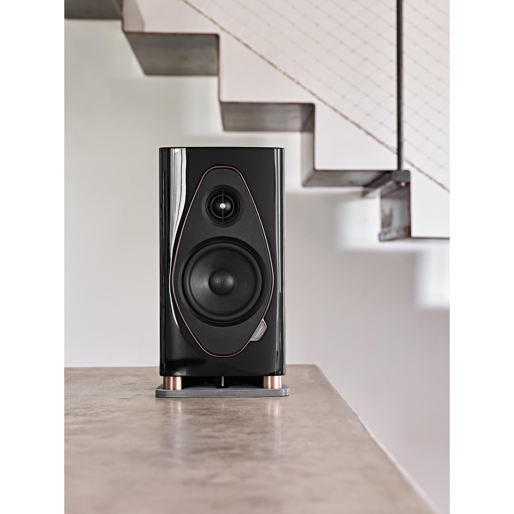 Sonus faber Sonetto I G2 Bookshelf Speakers - Premium Hi-Fi Audio for Home Theater & Music Listening | Compact Bookshelf Design for Living Room, Studio & Office Use