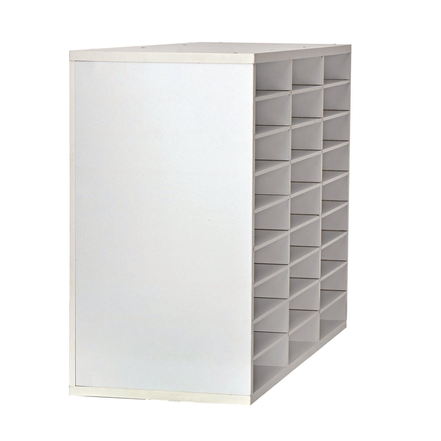 AdirOffice Wooden 27-Section Letter Size Literature Organizer - 31.49