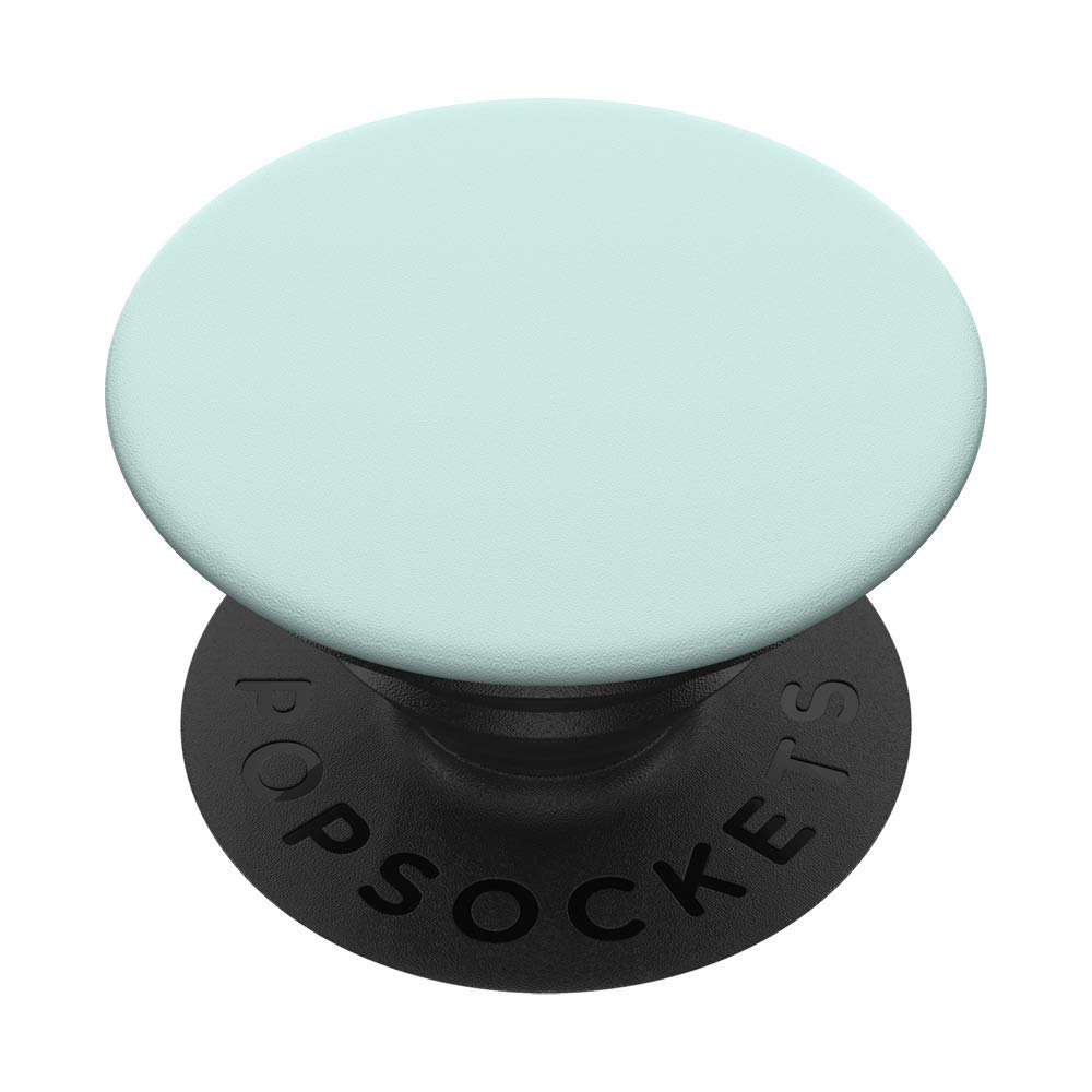 Air of Mint - Simple Neutral Solid Color PopSockets PopGrip: Swappable Phone & Tablet Grip for Secure Handling and Stylish Accessories