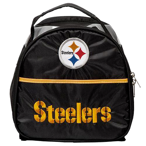 Official NFL Pittsburgh Steelers Bowling Bag - Durable Team Logo Design for Bowling Enthusiasts | Perfect for League Games, Practice & Sports Fans