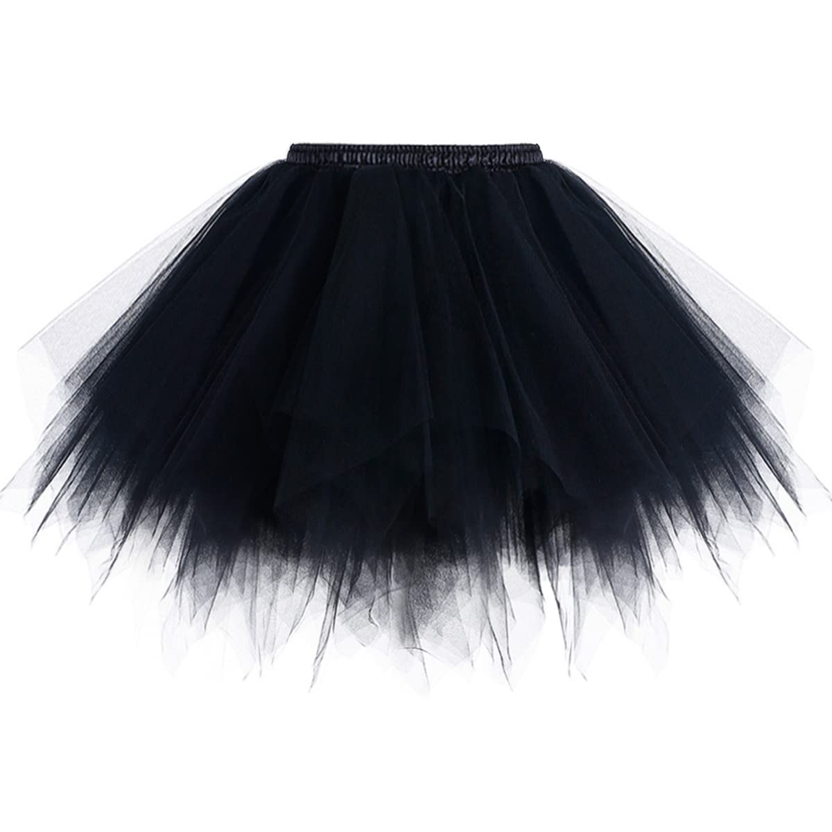 Vintage 1950s Women's Tutu Petticoat Skirt - Short Tulle Ballet Basic Skirt for Dance, Cosplay & Retro Fashion