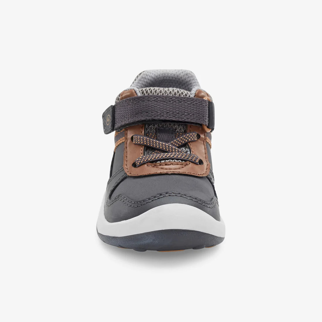 Stride Rite Grey Vincent Baby & Toddler Sneaker Boots - Comfortable Walking Shoes for Boys & Girls - Perfect for Outdoor Play & Daily Wear