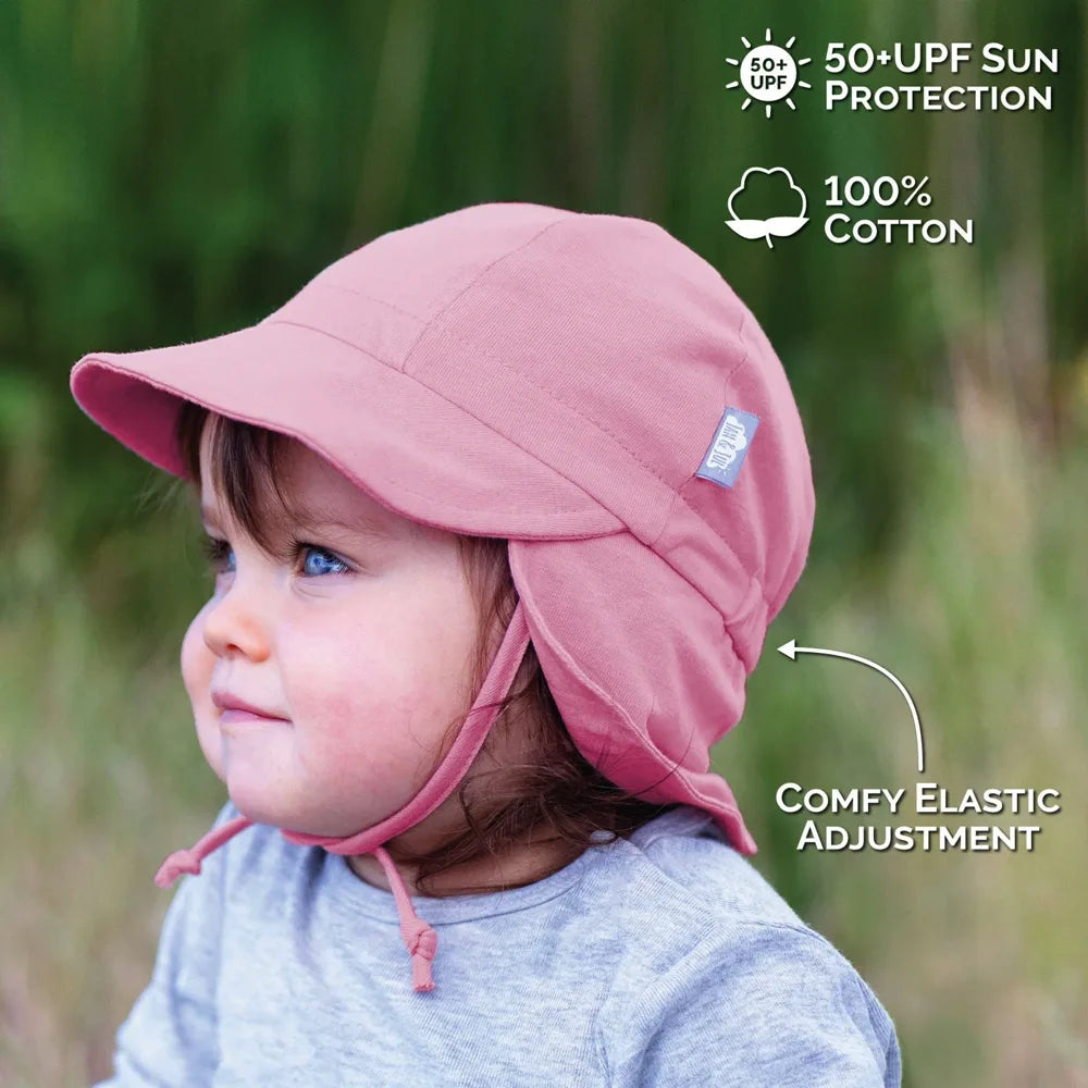 Jan & Jul Sun Soft Cotton Baby Cap - Oat Beige - UV Protection & Breathable for Newborns & Toddlers - Perfect for Outdoor Play, Beach Trips & Sunny Day Adventures