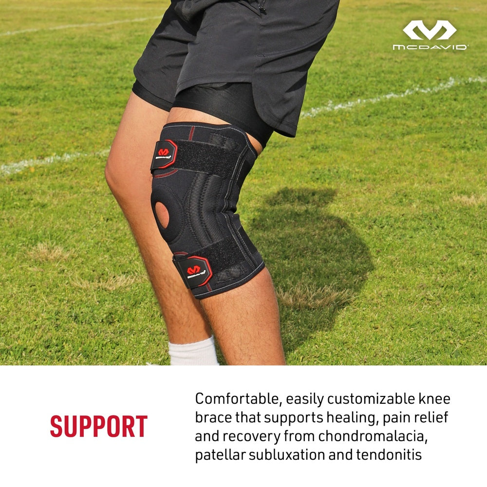 Best Knee Brace with Dual Disk Hinges - Support & Stability for Running, Sports & Recovery - Adjustable Compression for Men & Women