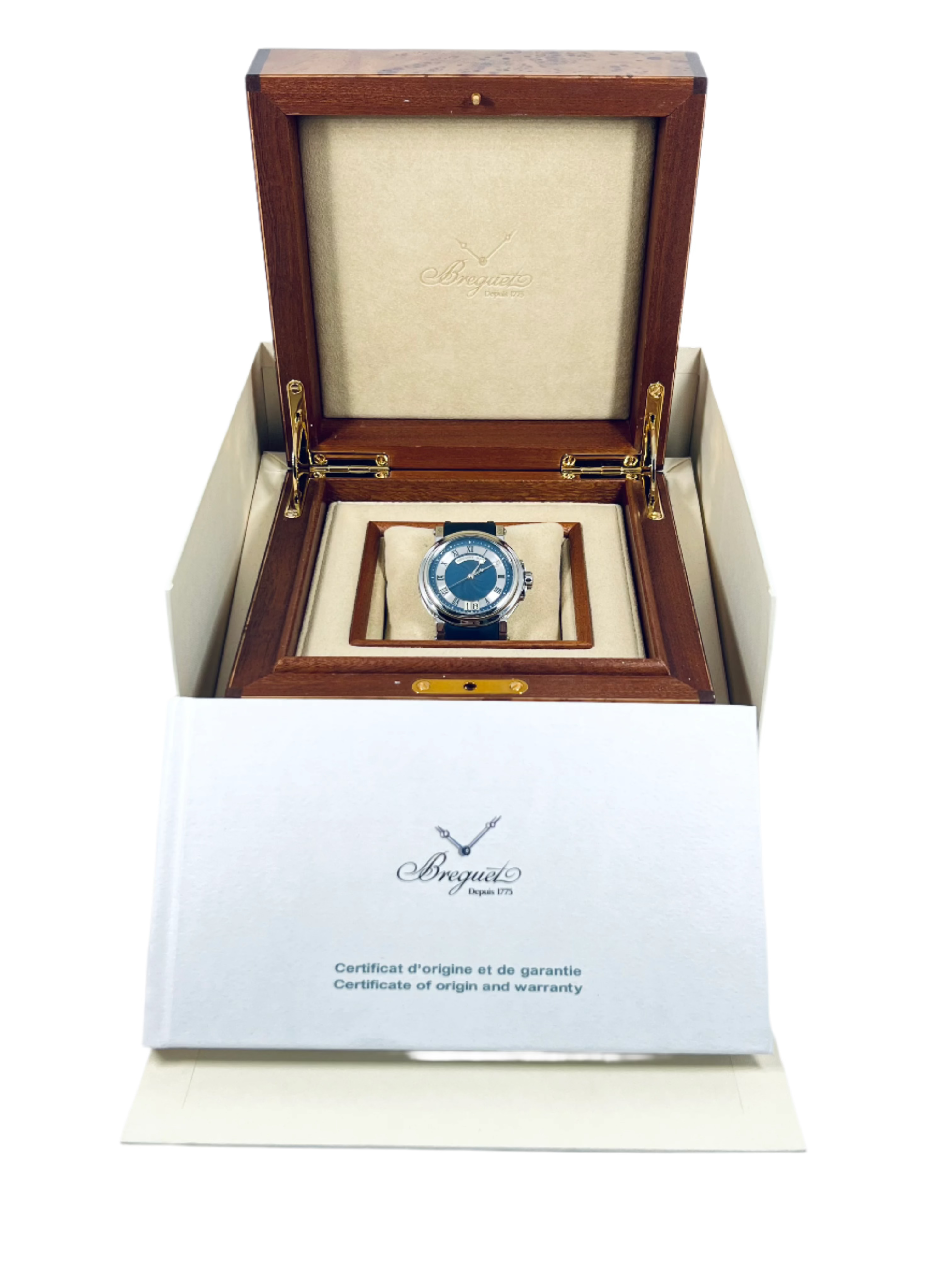 Breguet Marine Big Date Stainless Steel Men's Watch - Luxury Automatic Timepiece for Business, Formal & Special Occasions