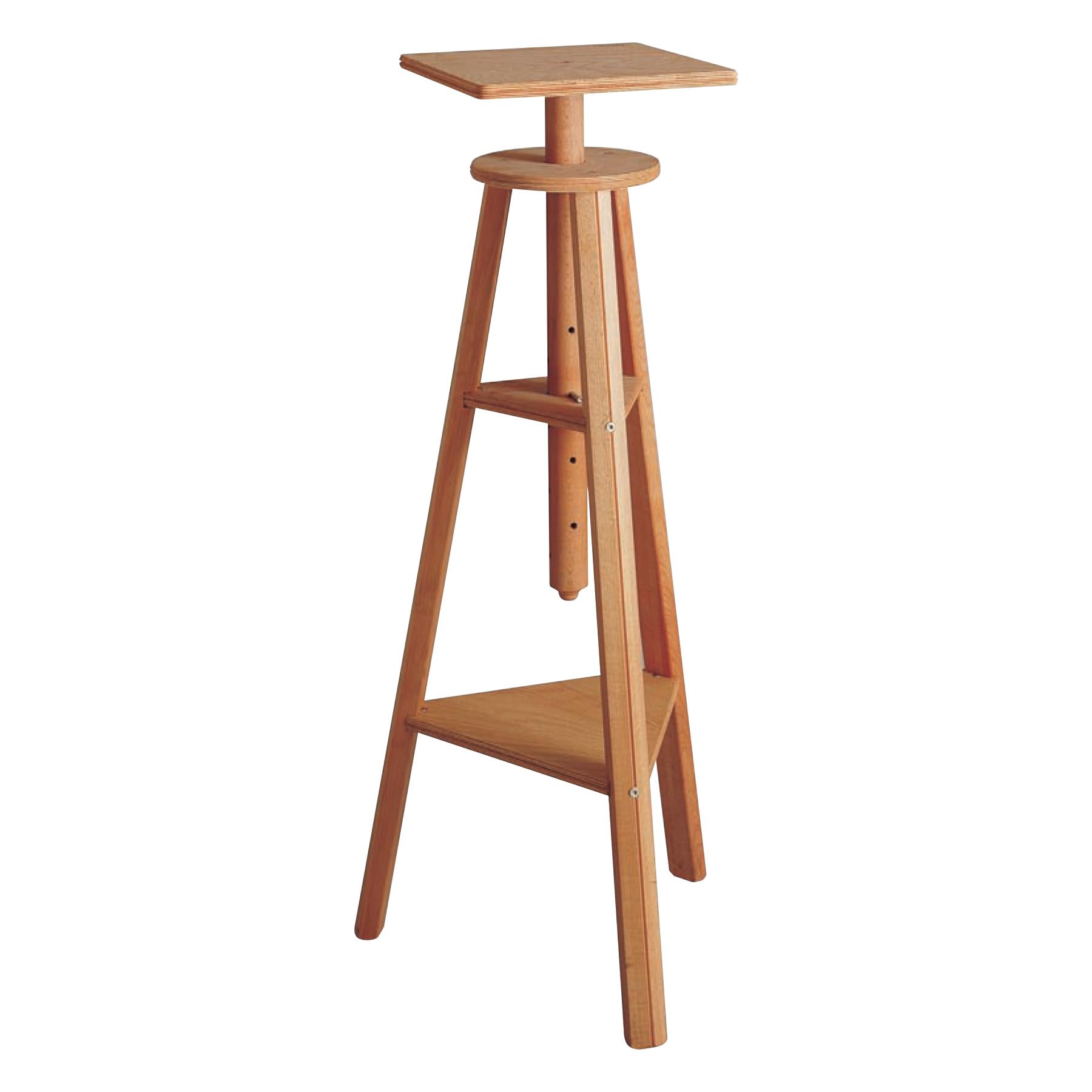 Mabef MBM-36D Rotating Sculpture Stand - Heavy Duty Beechwood Artist Trestle for Clay, Pottery & Wood Carving (Supports 88 lbs) - Perfect for Studio, Classroom & Home Art Projects