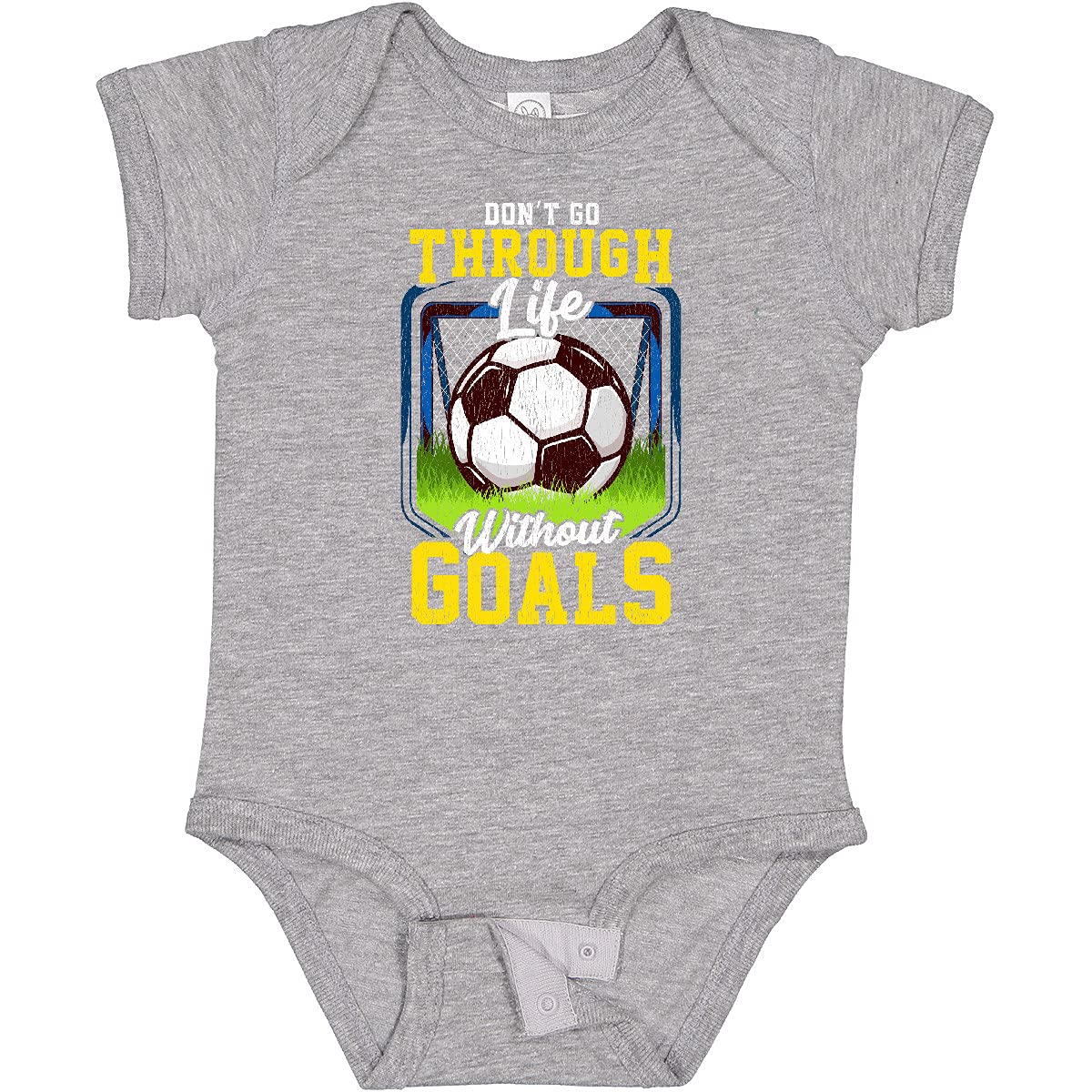 Inktastic Funny Soccer Goals Baby Bodysuit - Cute Infant Onesie for Soccer Fans, Gifts & Game Day Outfits - Perfect for Newborns, Toddlers & Soccer-Loving Families