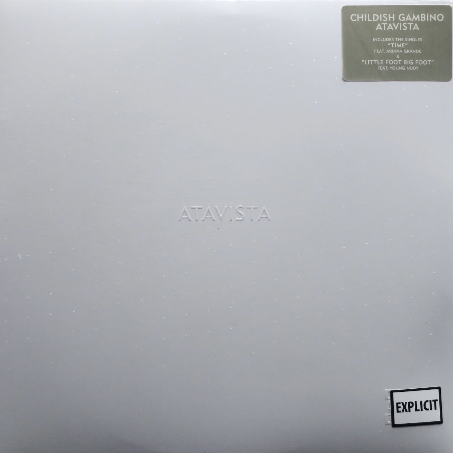Childish Gambino 'Atavista' Limited Edition Vinyl 2LP Record - Perfect for Music Collectors & Vinyl Enthusiasts, Great for Home Listening & Gift Giving