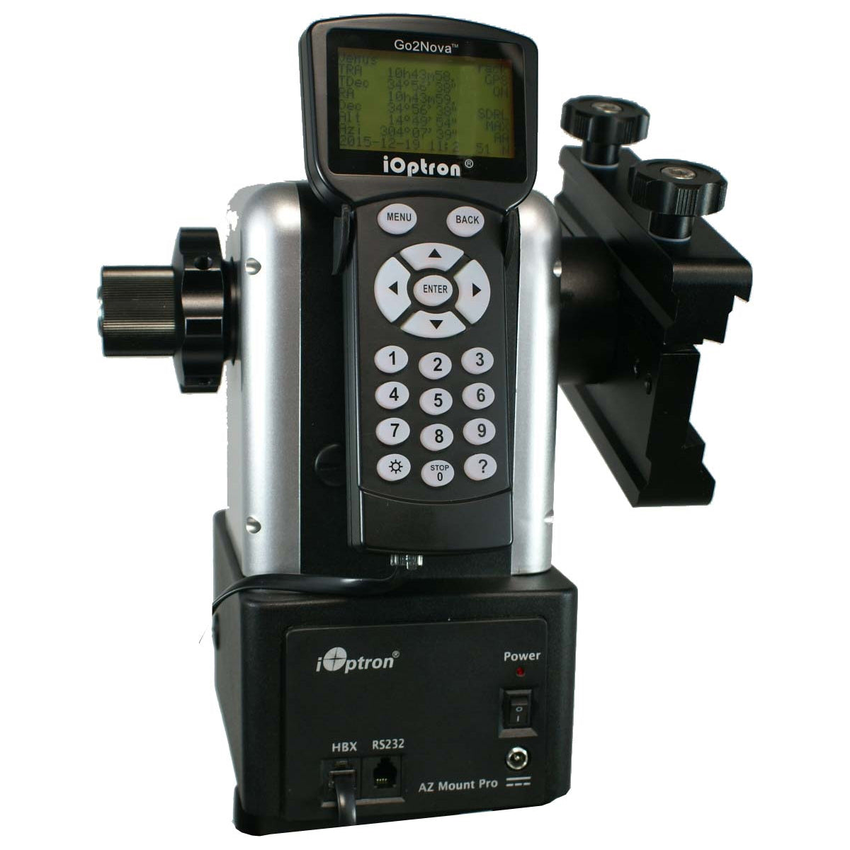 iOptron AZ Mount Pro Head 8920 - Premium Altazimuth Telescope Mount for Astronomy & Stargazing - Perfect for Backyard Observing & Astrophotography