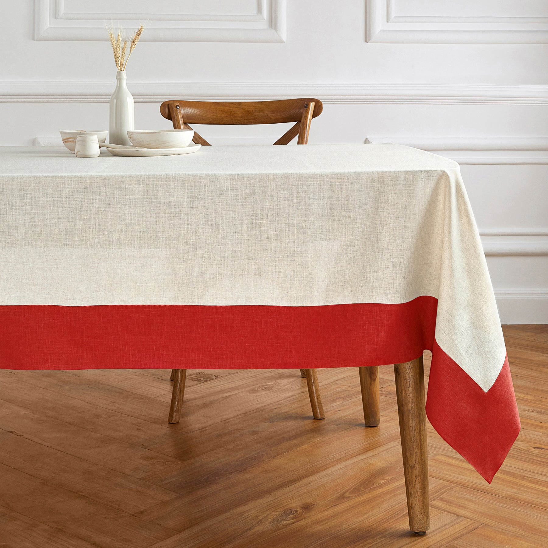 Stylish Contempo Tablecloth - Waterproof & Wrinkle-Free - Perfect for Dining, Parties & Home Decor