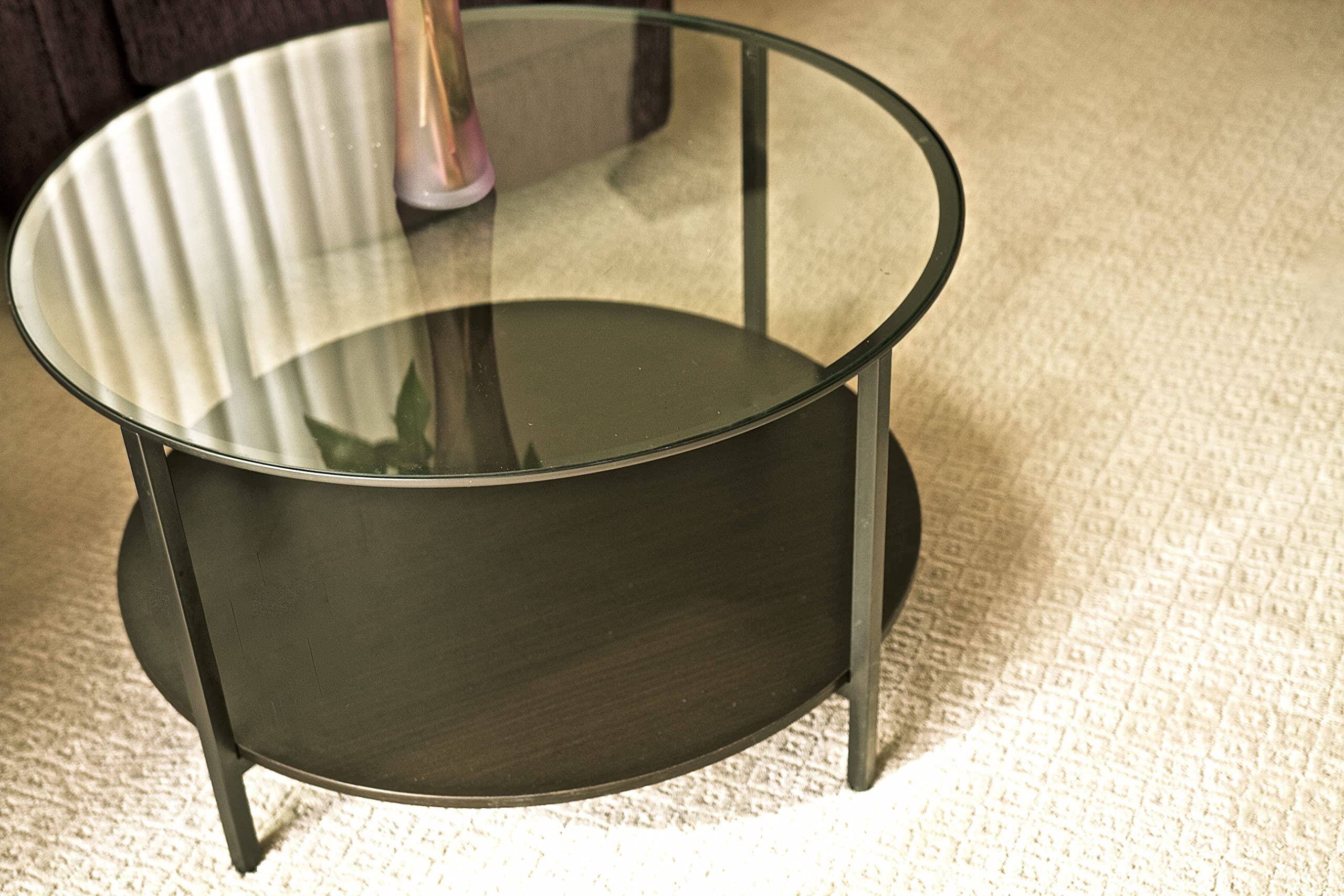Tempered Clear Round Glass Table Top 18