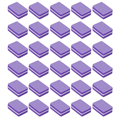 Professional Nail Buffer & Polishing Block - Mini Edge File Manicure Tool for Smooth Nails | Home & Salon Nail Care Kit for Women (Purple) | Perfect for DIY Manicures & Professional Nail Salons