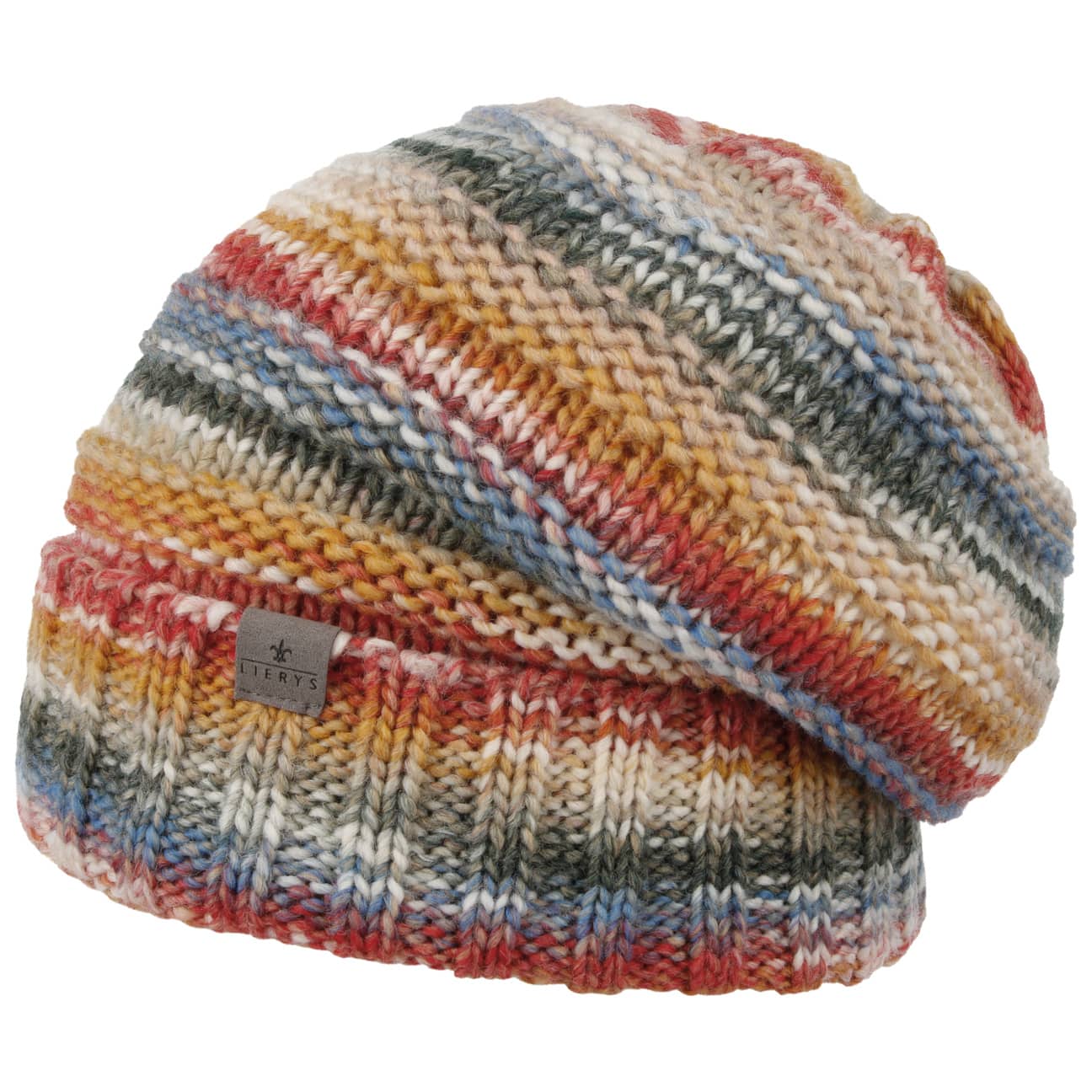Lierys Bernardo Oversize Knit Hat - Soft Chunky Cable Knit Beanie for Women & Men | Winter Warm Slouchy Hat for Outdoor Activities, Skiing & Casual Wear