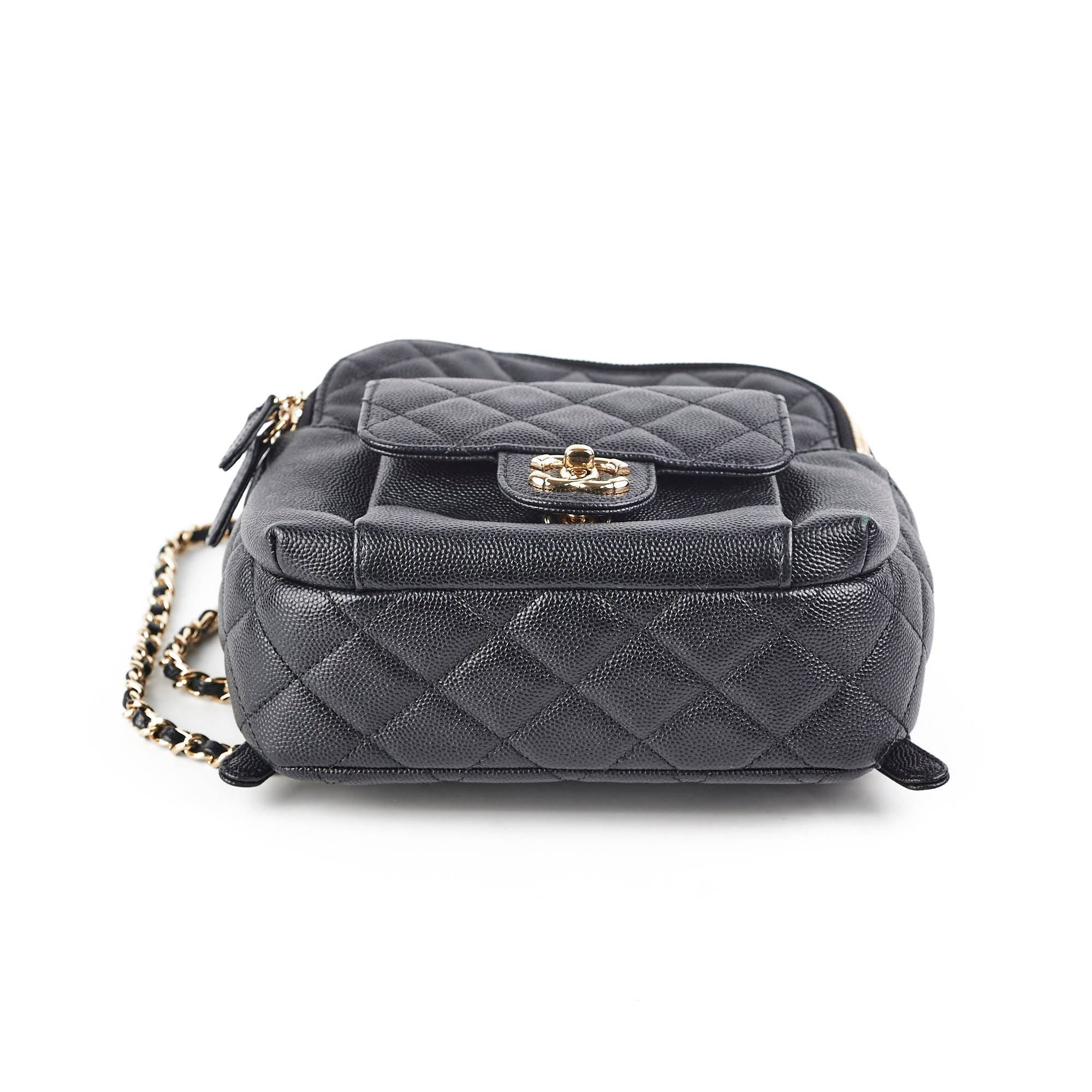 Chanel Mini Caviar Leather Black Backpack - Luxury Designer Handbag for Women | Perfect for Travel, Work & Everyday Use