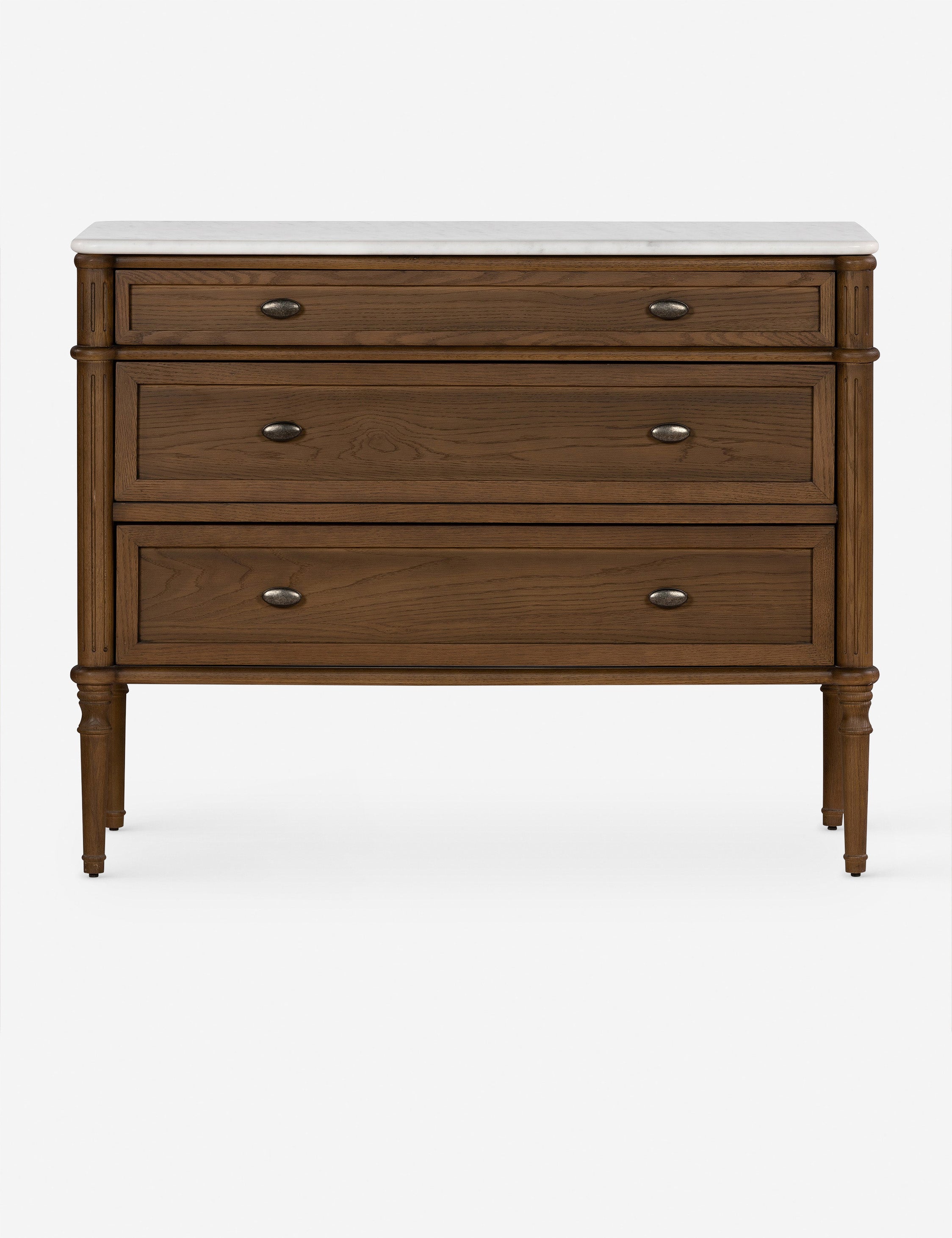 Delancey 3 Drawer Dresser - Modern Wooden Chest of Drawers for Bedroom & Closet Storage | Organize Clothes, Accessories & More