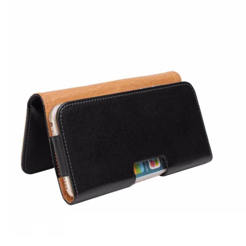 Premium Leather Holster Belt Clip Pouch for iPhone SE 2020 - Secure Carry Case for Outdoor, Work & Everyday Use