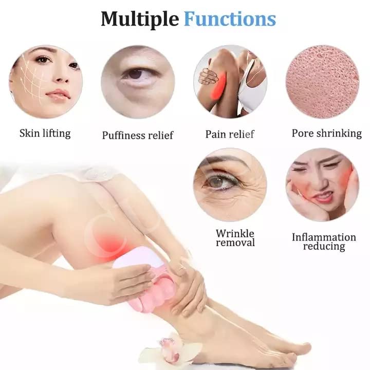 **CURISSA Ice Roller for Face & Eyes – Cooling Facial Massager for Puffiness Relief, Dark Circles & Skin Tightening – Reusable Ice Face Roller for Home Spa & Skincare (Blue)**    *Perfect for post-workout recovery, morning depuffing, or soothing sunburns – a must-have for glowing skin!*