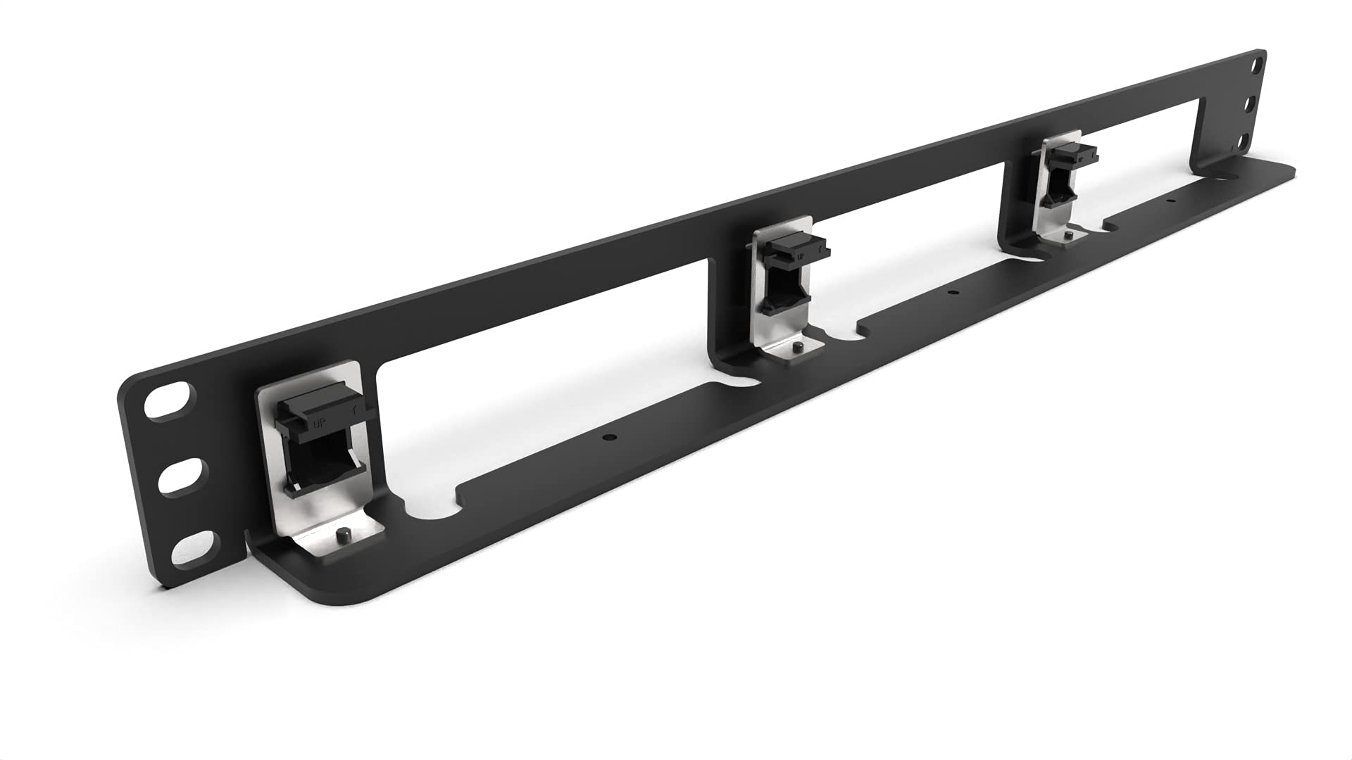1U 19-Inch Rack Mount Kit for Intel NUC Mini PC - Holds 1-3 NUC Units - Perfect for Server Racks, Data Centers & Home Office Setups